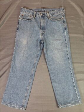 Levi’s 550 Relaxed Fit Jeans W36 Light Wash Denim Men’s Vintage Style